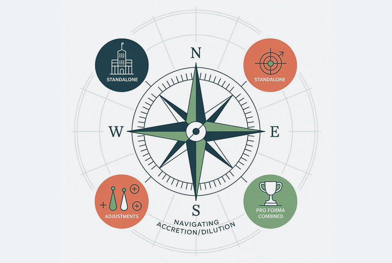 M&A model north star compass for building a merger model